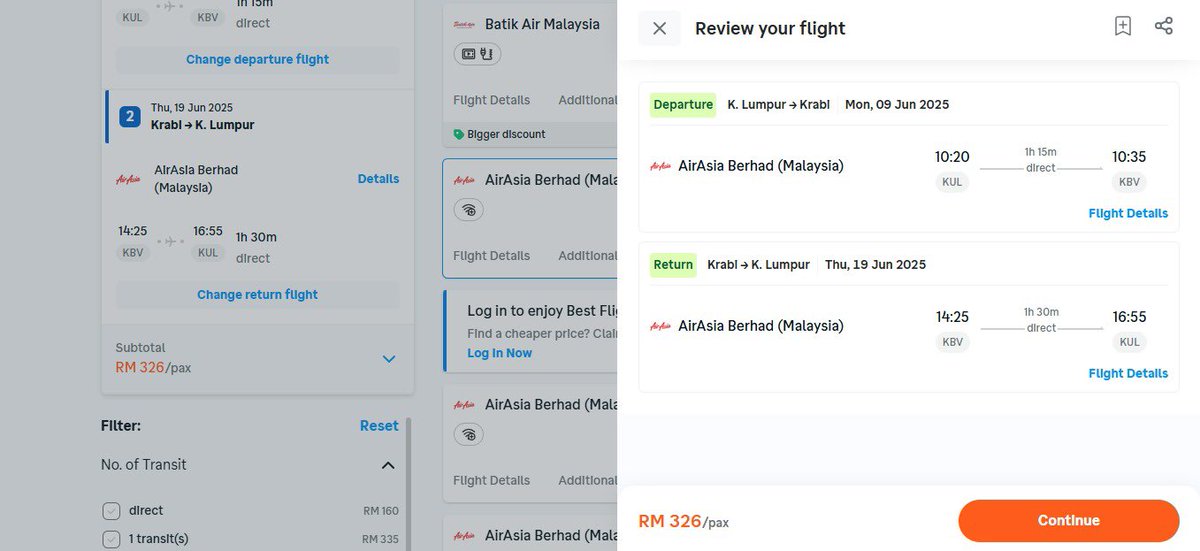hsymazmi's tweet photo. I dah try tengok harga flight dekat website lain.. Paling murah still dekat AirAsia MOVE app. Ada other benefits juga ni if korang register. https://t.co/dUYiZjDSbJ