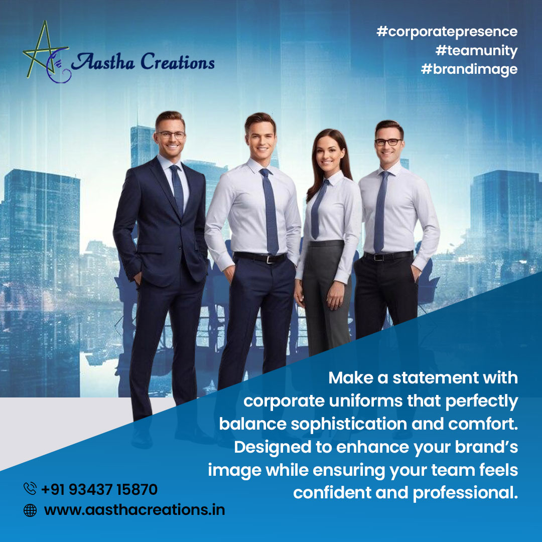ACreations87's tweet photo. Corporate Uniforms
#corporateuniforms #uniforms #uniformsupplier #officewear #officedress #dresscode #corporatepresence #brandimage #corporatestyle #unitywithuniform #StyleAndComfort #corporatewear #officedresscode #corporatefashion #corporateelegence 
Contact Us:-9343715870 https://t.co/pBrv3Zqlk9
