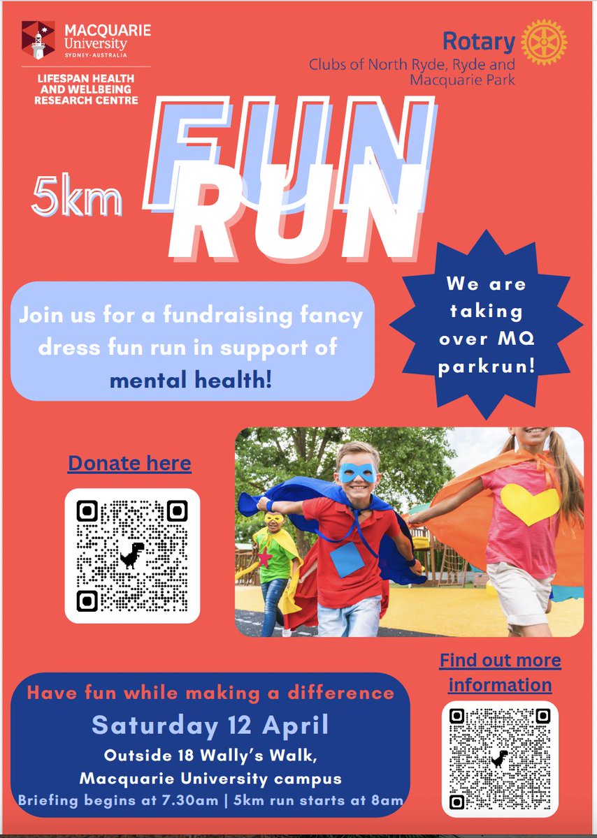 eCentreClinic (@ecentreclinic1) on Twitter photo REGISTER NOW | Join our <a href="/Lifespan_MQ/">Lifespan Health & Wellbeing Research Centre</a> colleagues next month for a 5km fun run (jog/walk/dance/skip) marking the 1 in 5 Australians who experience a #mentalhealth disorder each year.
mq.edu.au/research/resea…
<a href="/Macquarie_Uni/">Macquarie University</a>
<a href="/PsyMQ/">PSYCHSCIENCES@MQ</a> REGISTER NOW | Join our <a href="/Lifespan_MQ/">Lifespan Health & Wellbeing Research Centre</a> colleagues next month for a 5km fun run (jog/walk/dance/skip) marking the 1 in 5 Australians who experience a #mentalhealth disorder each year.
mq.edu.au/research/resea…
<a href="/Macquarie_Uni/">Macquarie University</a>
<a href="/PsyMQ/">PSYCHSCIENCES@MQ</a>