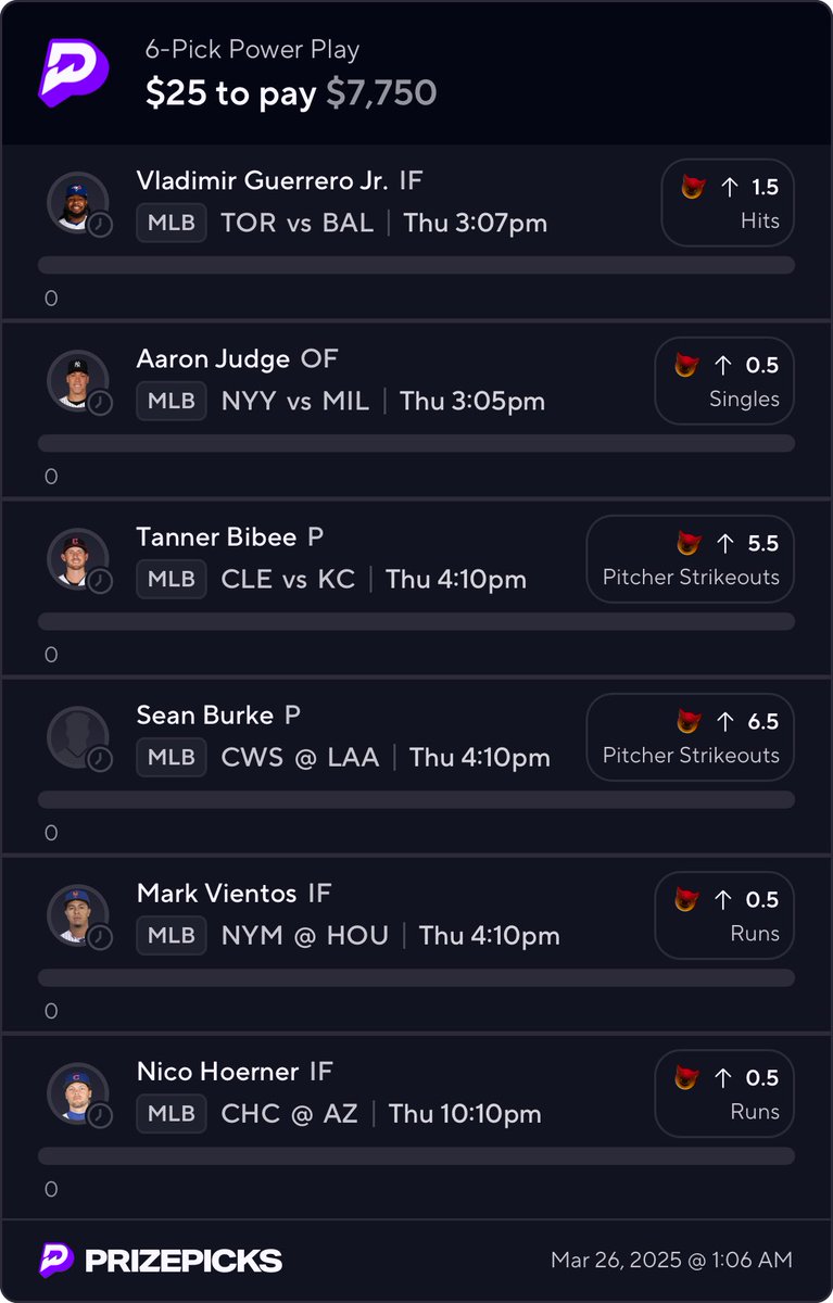 jaymilly2496's tweet photo. Opening day demon lotto ⚾️🏟️ 

$250 to someone that likes, retweets this smacks ✅ Must be following! 
 
Link will be in the comments! 

Join the premium, I already have 10 MLB slips posted ☢️💣 don’t regret not joining

https://t.co/uvqEATw10d https://t.co/nnO7KwUCrX