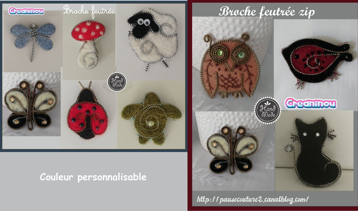 CreaNinou's tweet photo. De jolies broches feutrées réalisées par mes soins.
N'hésitez pas à me contacter. #faitmain #faitmaison #bijoux #broches #cadeaux #creaninou #Facebook #Instagram https://t.co/Vi0FDYL1x0
