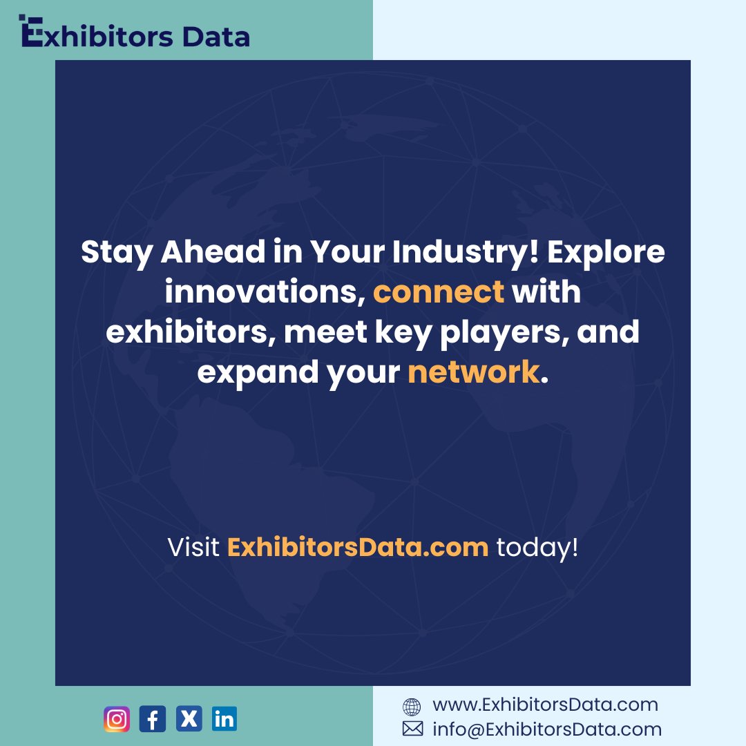 ExhibitorsData's tweet image. Shoutout to the Pet &amp;amp; Home Lifestyle industries! Global Pet Expo &amp;amp; HPBExpo are around the corner! 
Network, collaborate &amp;amp; grow with the exhibitors' list now!  

 Visit us: zurl.co/nwTk2
Contact us: info@exhibitorsdata.com

#ExhibitorsData #petsector #patiosector