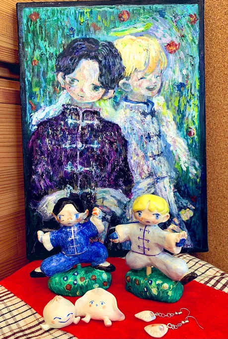 天使の海外旅(中国編)黒いあの子を連れて#Satomiの教会物語gallery魔法の生活さんにて二周年祭後期で展示していただきます 