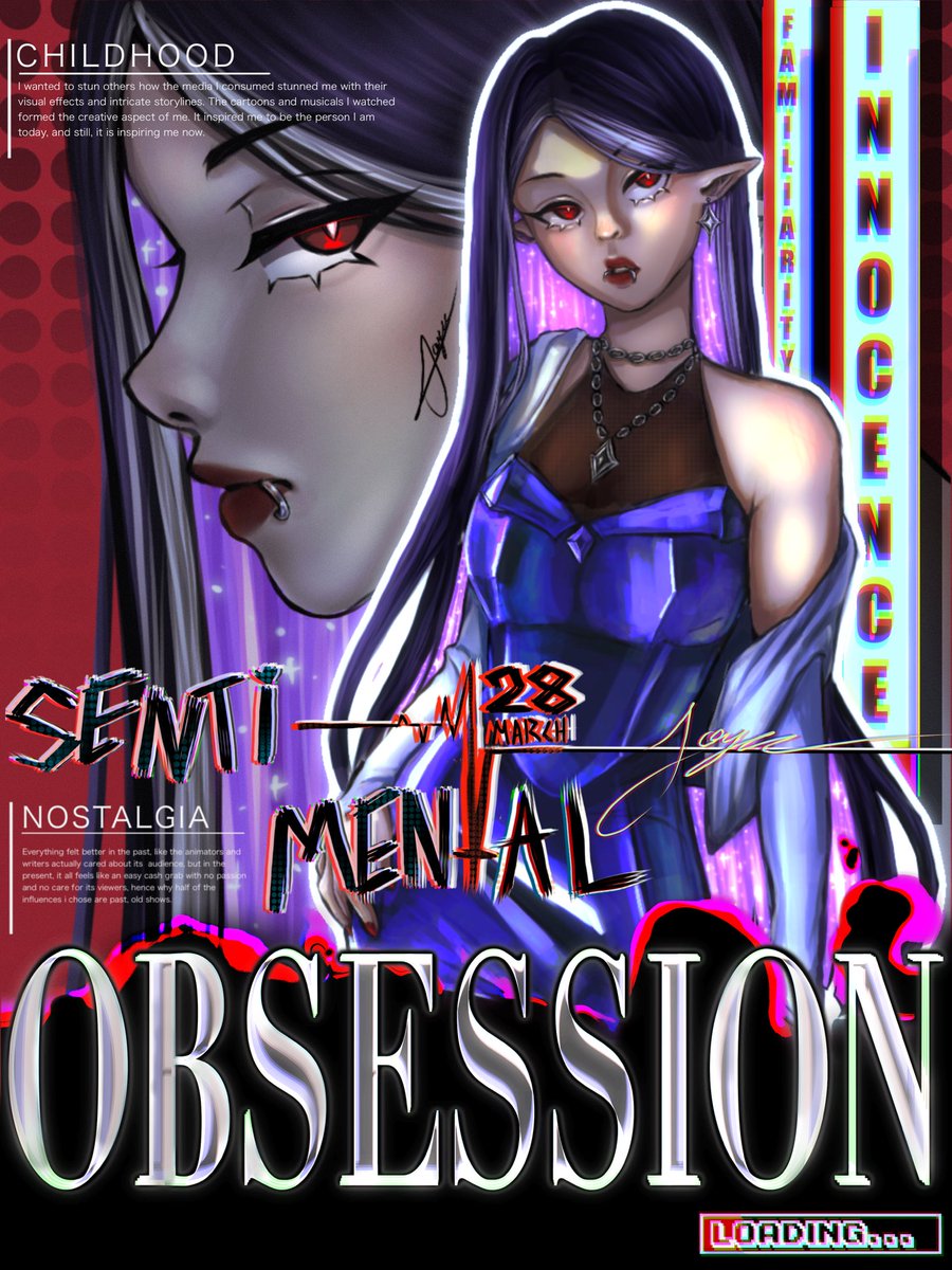 Exhibition poster as my final 

Sorry Ive been away i got sick really really bad and my BP suddenly spiked to 140
:(