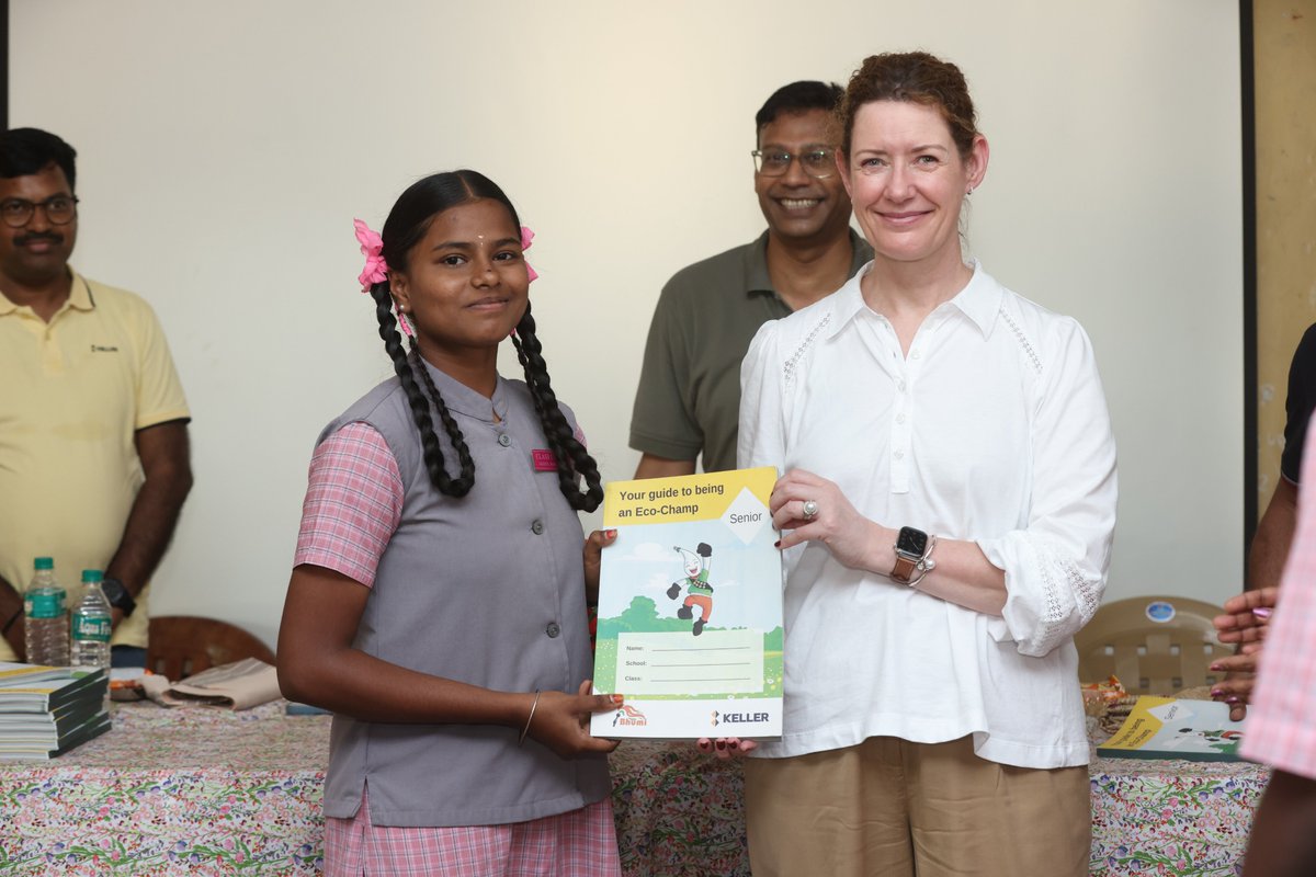 BhumiOrg's tweet image. We are proud to inaugurate upgraded facilities at Jaigopal Garodia Govt. HSS, Madhavaram, Chennai, with Keller, benefiting 400 students!   

✨ Project Highlights: 
4 new toilet units
6 renovated classrooms 
New RO plant for safe drinking water 

#CSR #UNSDG4 #Bhumi