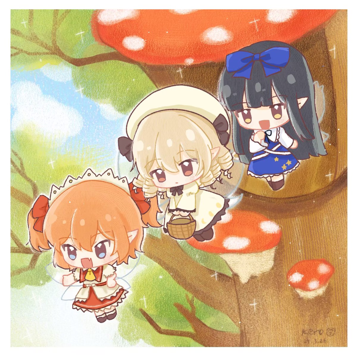 月精二十周年おめでとう🧡🤍💙
#東方Project #東方三月精