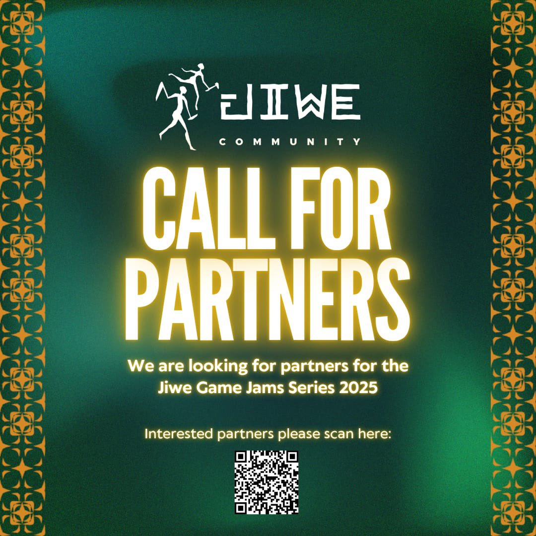 🎮Jiwe Game Jams 2025 is launching at NGDC—a year-long initiative to fuel game development in Africa! Want to support local talent &amp; grow the industry? Partner with us!

🔗 Apply here: [forms.gle/uor5aKoC5g2UX2…]

#JiweGameJams #NGDC2025 #GamingInAfrica