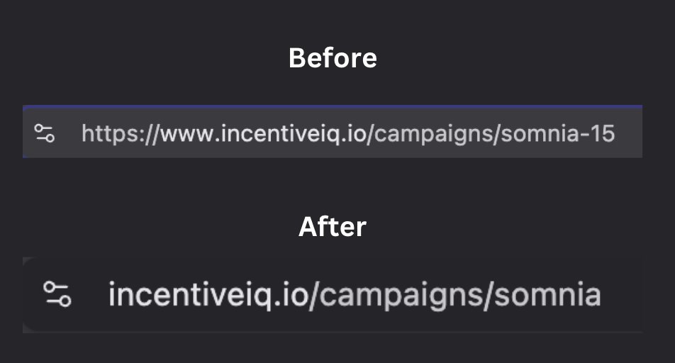 itskkoma's tweet photo. Quick update on @IncentiveIQ 

Adding the slugified url makes it hard to remember 

Removed it completely

if and when new projects come along we'll address it with more detailed info in the url

now as long as you remember your favorite projects should be easy to find! https://t.co/50M4VoXYUV