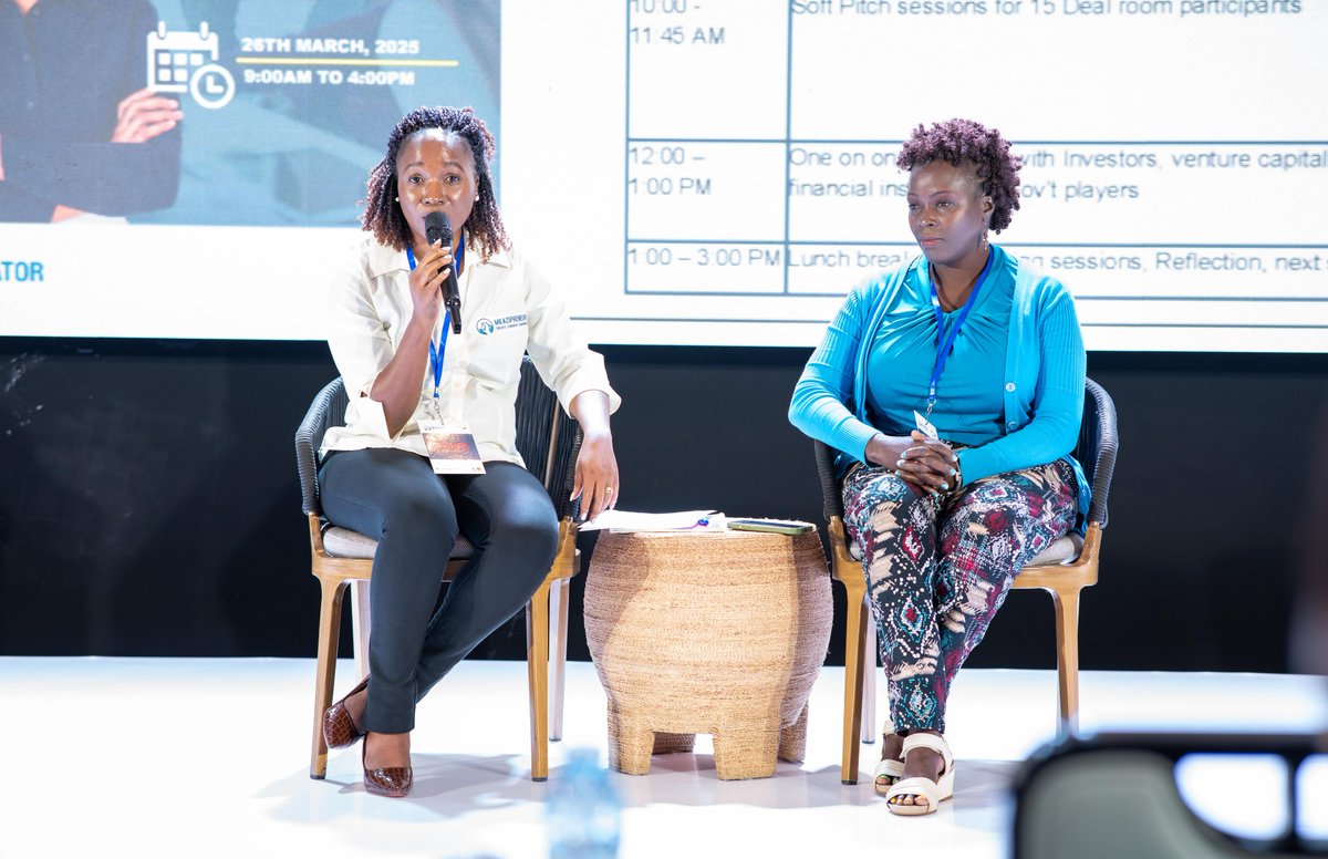mkazipreneur's tweet photo. BUILDING ON SUCCESS🥳
The #Dealroom and #MatchMakingevent highlights Barbara Gonget of @eqchoc, sharing her experience from the 2023 Deal Room and how investment steered her business growth through technical assistance from Inua Capital
#NSSFHiInnovator @GIZAfricanUnion @nssfug https://t.co/U7sHVrYT6P