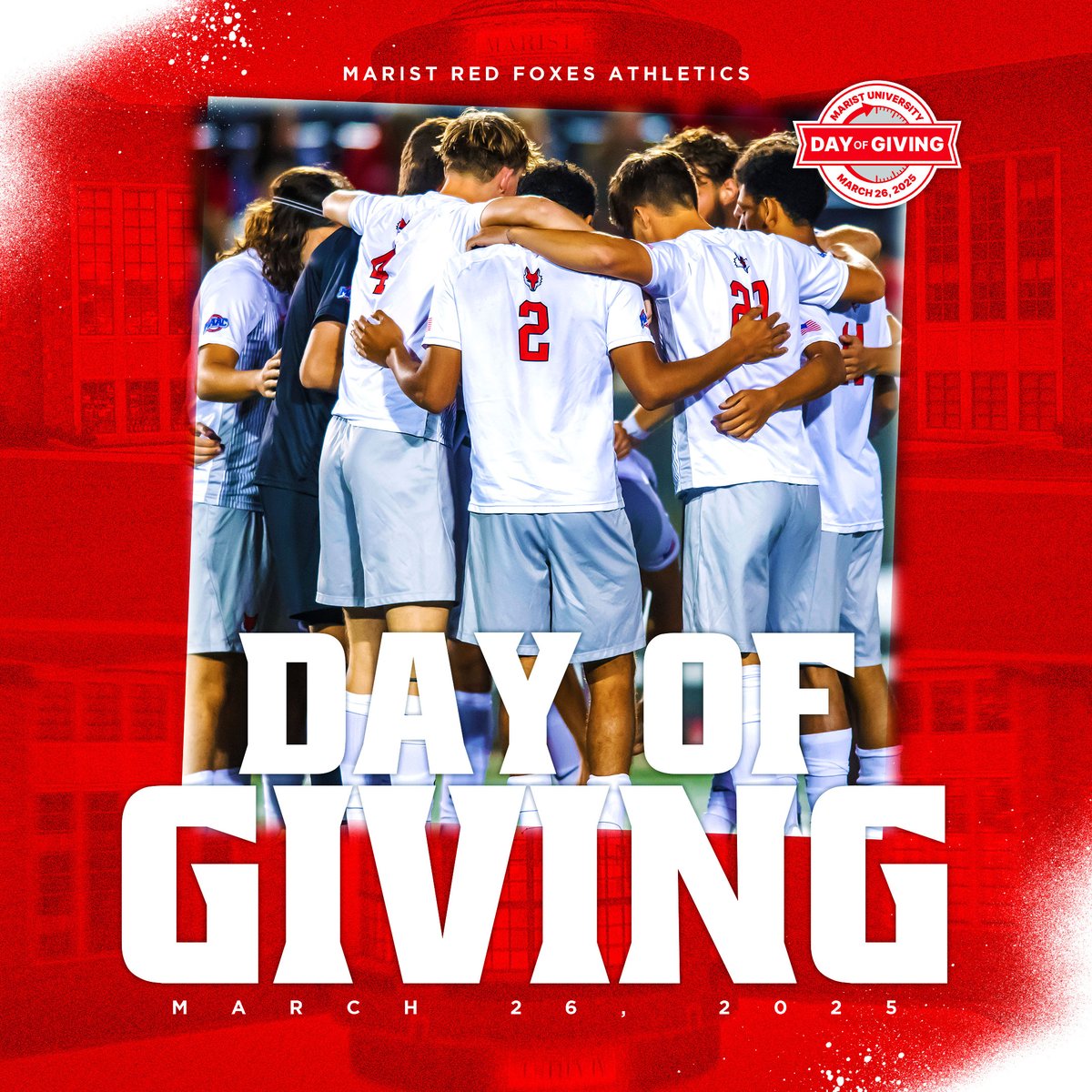 Help us score big this #MaristDayOfGiving!

The Red Foxes look to continue their championship tradition with your help!

Every donation makes a difference to enhance the student-athlete experience, on and off the pitch!

🔗bit.ly/43Yk4KF
