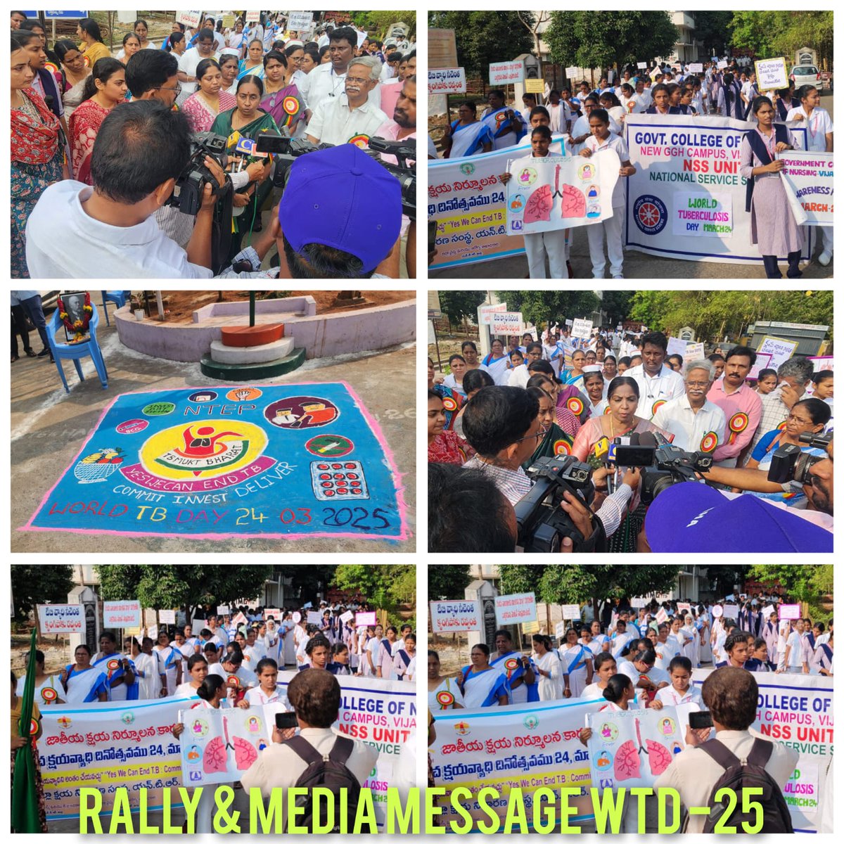 TB Mukt Bharat - Andhrapradesh (@ntep_ap) on Twitter photo World TB Day Celebrated in our NTR district conducted awareness rally Flagged by DMHO,DLATO & GGH Superintendent. After Govt Hospital Nursing Students given Awareness through skit,Mono action and Dance on TB elimination. <a href="/TbDivision/">Central TB Division | #TBMuktBharat</a> <a href="/ArogyaAndhra/">Health Medical and Family Welfare Department - AP</a> <a href="/maheshgorla/">Mahesh Gorla</a> World TB Day Celebrated in our NTR district conducted awareness rally Flagged by DMHO,DLATO & GGH Superintendent. After Govt Hospital Nursing Students given Awareness through skit,Mono action and Dance on TB elimination. <a href="/TbDivision/">Central TB Division | #TBMuktBharat</a> <a href="/ArogyaAndhra/">Health Medical and Family Welfare Department - AP</a> <a href="/maheshgorla/">Mahesh Gorla</a>