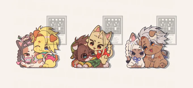 アクリルマスコットも入稿しましたカラバリのです(ちゃんもいます)今回は片面ですが、前回作ったものよりちょっと大きいです出来上がりがたのしみ～ 