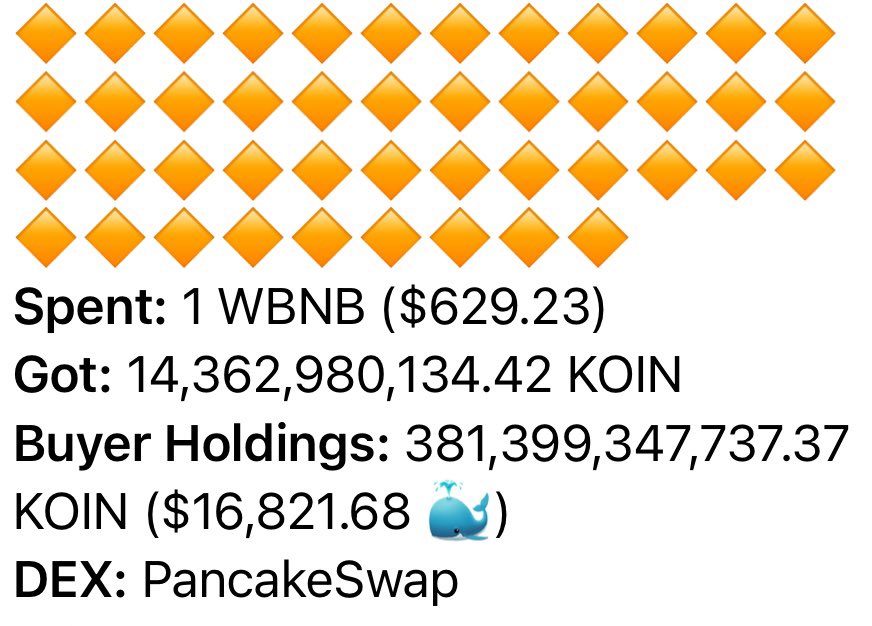 Day 38: Just bought 14.3Billion $KOIN

Total Holdings: 381Billion $KOIN