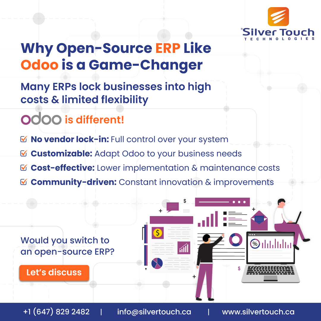 silvertouchca's tweet image. Thinking about making the switch? Let’s discuss how Odoo can empower your business!

silvertouch.ca/odoo-erp/

#odoo #odooerp #odooerpsoftware #odooerpsolution #odooImplementation