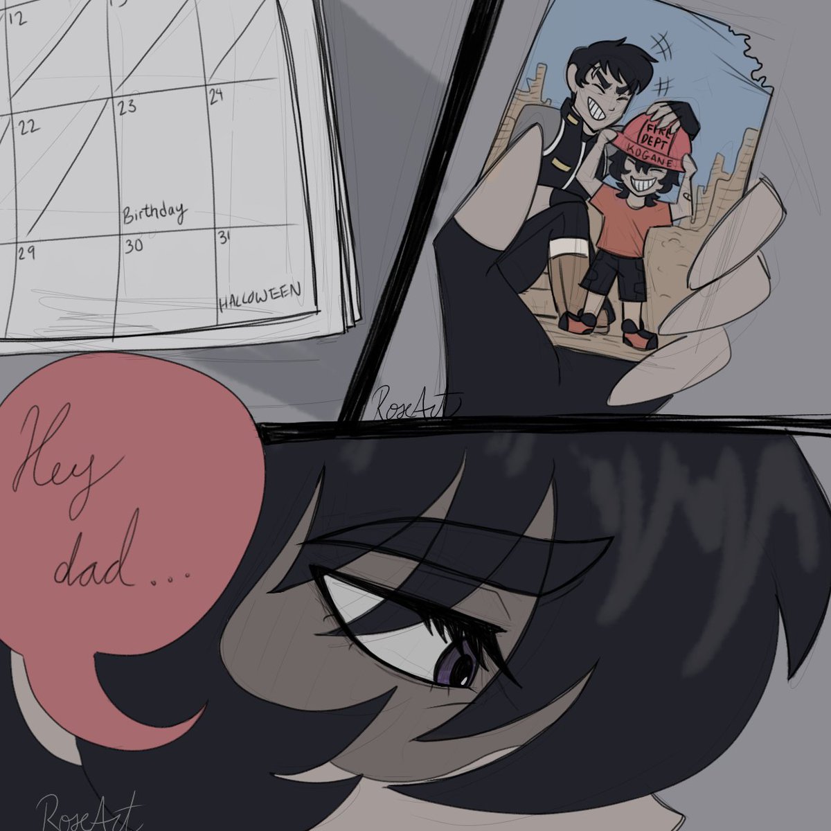 RoseArt220's tweet photo. Vent comic of feeling alone on your birthday projected onto Keith

Sorry Keith 

Anyway have some angst 

#keithkogane #voltronkeith #vld #vldkeith #voltronlegendarydefenders #voltronfanart https://t.co/Vd8OfuiBjQ