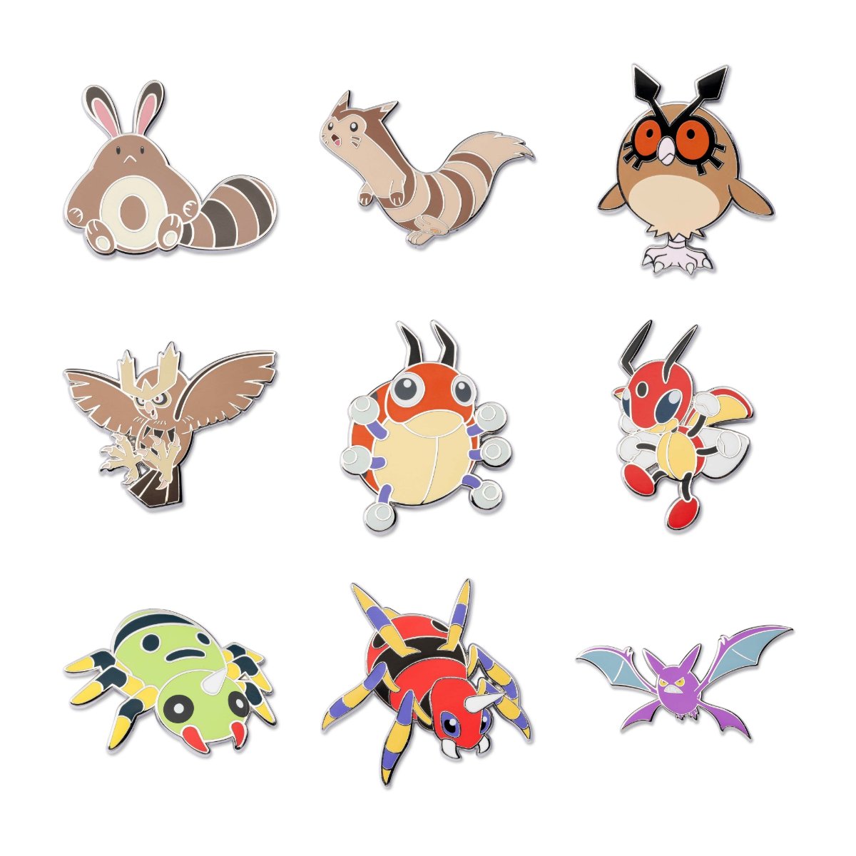 pokemonpin's tweet image. #News

Pokemon Center's big release is here -- This time they released 47 products! Here are the 25 original individual pins featuring Chikorita, Cyndaquil and more. 
Note: Last release PC ended at Dewgong, it seems like they skipped many Pokemons this time!

#pokemon #pokemonpin