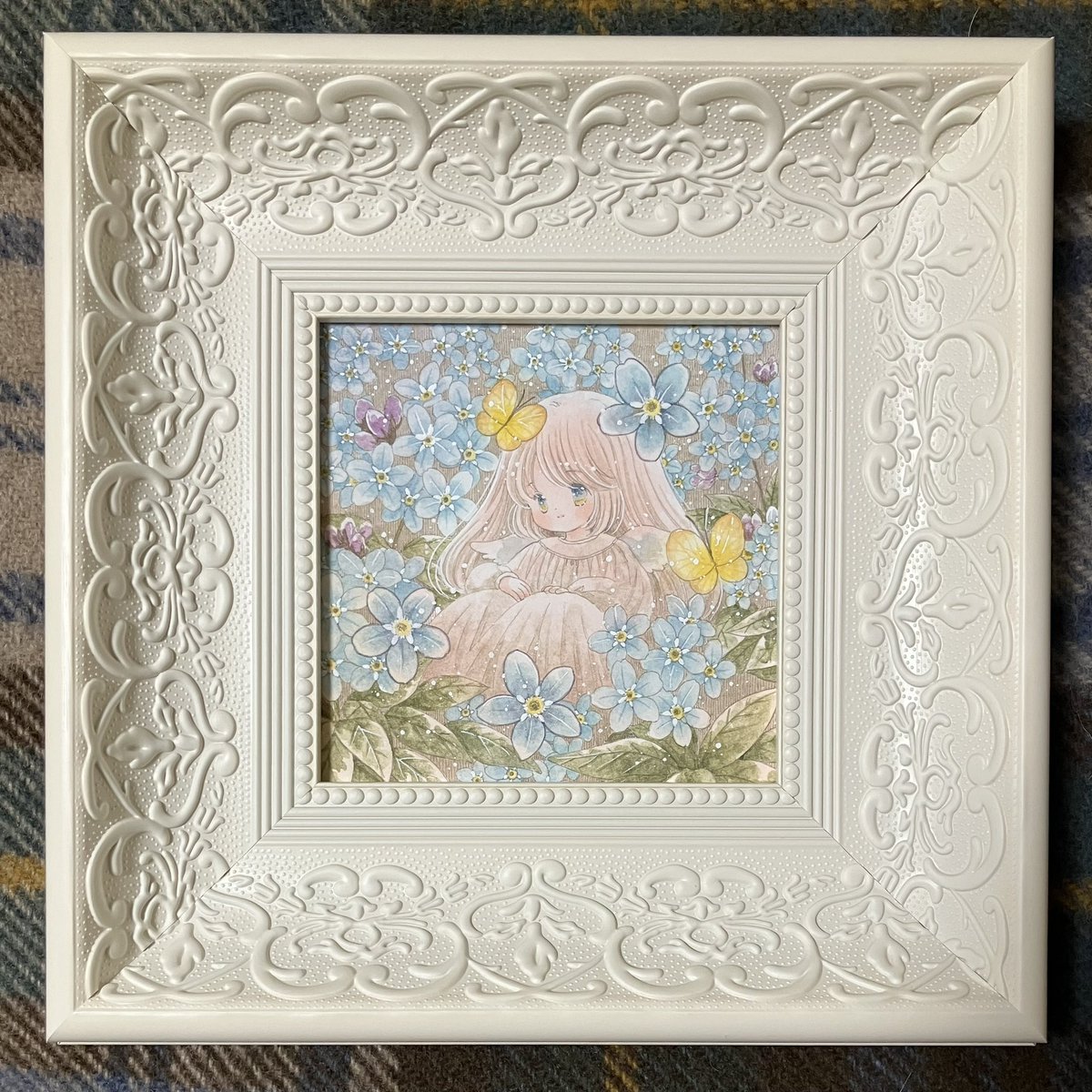 「勿忘草」|神谷かおり🌸ドローイングモール🌸羽根としっぽ展🌸アリス展🌸コミティアのイラスト