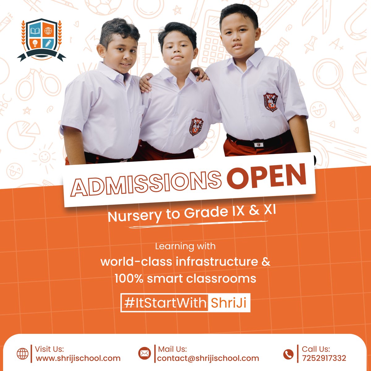 Shri_ji_Digital's tweet photo. Make your school’s branding stand out with professional graphic design &amp; social media management. From admission campaigns to result promotions, we help you engage students &amp; parents effectively! https://t.co/1snbcrByTr