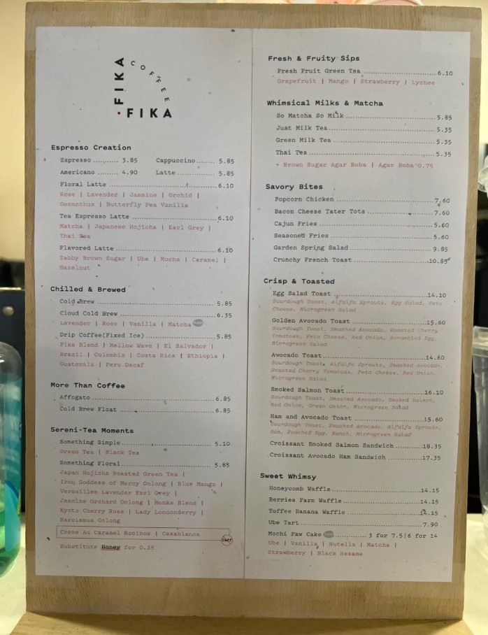 台北の路地裏にある特色あるカフェを探検しよう、例えばFika Fikaなど。