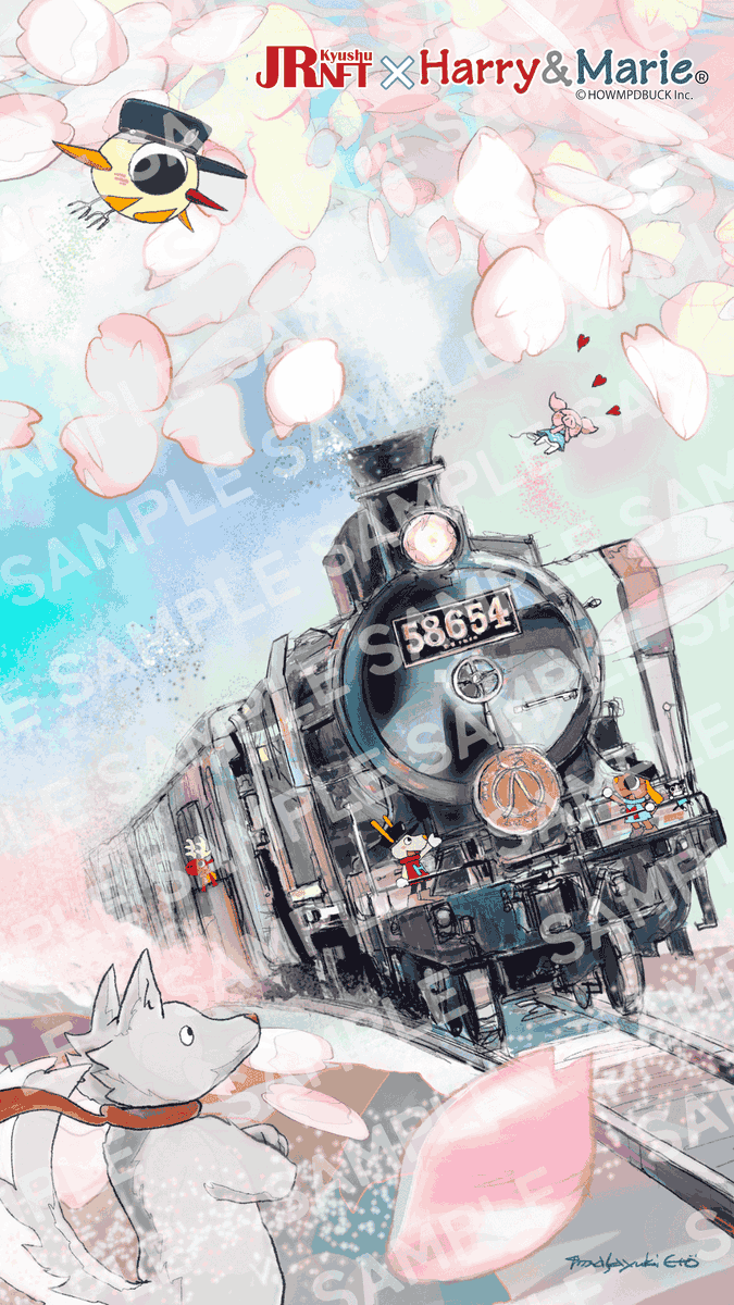 CryptoLab__'s tweet photo. 📢 速報！JR九州NFTでハリー＆マリーのコラボNFTが絶賛販売中！ 🚂💖 ハリマリカフェ来店で限定ステッカー、さらにコラボNFT全購入でぬいぐるみプレゼント🎁✨ 今すぐゲットして、春のコラボイベントを楽しもう！
#JR九州NFT #ハリーアンドマリー #ハリマリカフェ #NFT #コラボ #イベント #姫路 https://t.co/DXwvXdVi1O