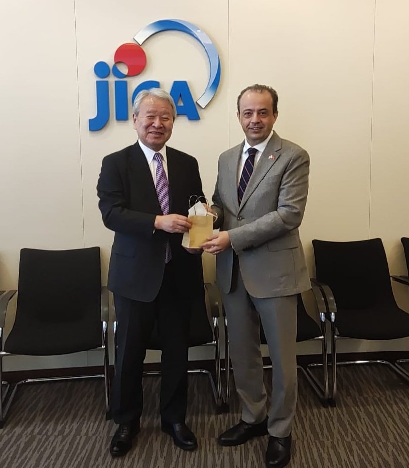 国際協力機構（JICA）の田中理事長とお会いいたしました。

JICAとの協力関係につき多岐にわたる話と今後の協力可能性について議論いたしました。