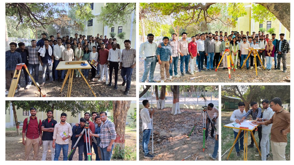 foetlkouniv's tweet photo. Exciting day at Triangulation Camp 24-25 in the Department of Civil Engineering @civilfoetlu at @foetlkouniv Honored to have the Dean of the faculty @ProfAshokSingh1 visit and witness our students in action. 🌟 #FoET #CivilEngineering #TriangulationCamp https://t.co/CiZbojHmAL