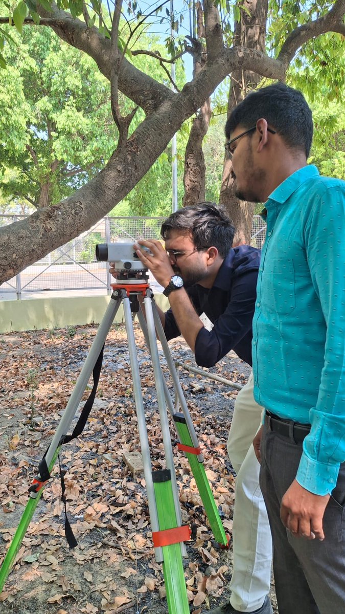 foetlkouniv's tweet photo. Exciting day at Triangulation Camp 24-25 in the Department of Civil Engineering @civilfoetlu at @foetlkouniv Honored to have the Dean of the faculty @ProfAshokSingh1 visit and witness our students in action. 🌟 #FoET #CivilEngineering #TriangulationCamp https://t.co/CiZbojHmAL