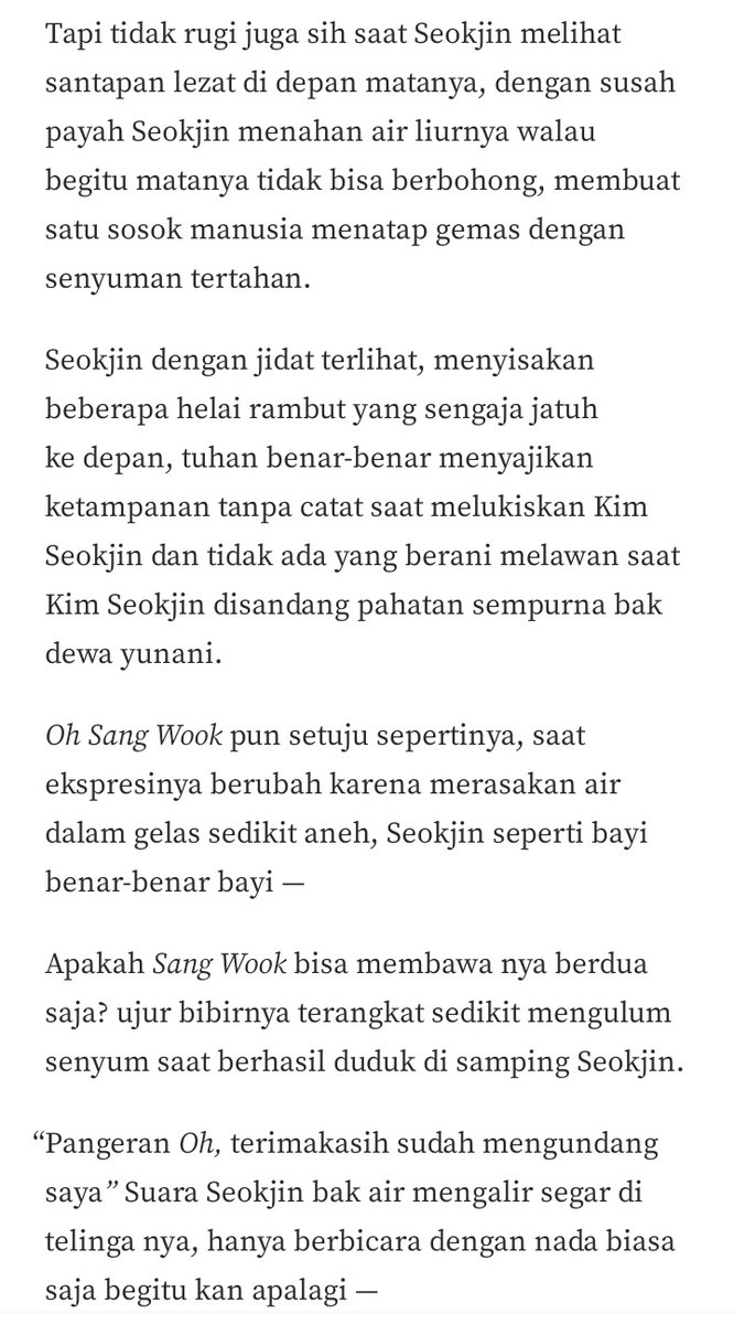 akuuvio's tweet photo. Youre majesty pangeran oh !

Sangwook x seokjin.
Tw//harsh words. https://t.co/o65NnIhn1u