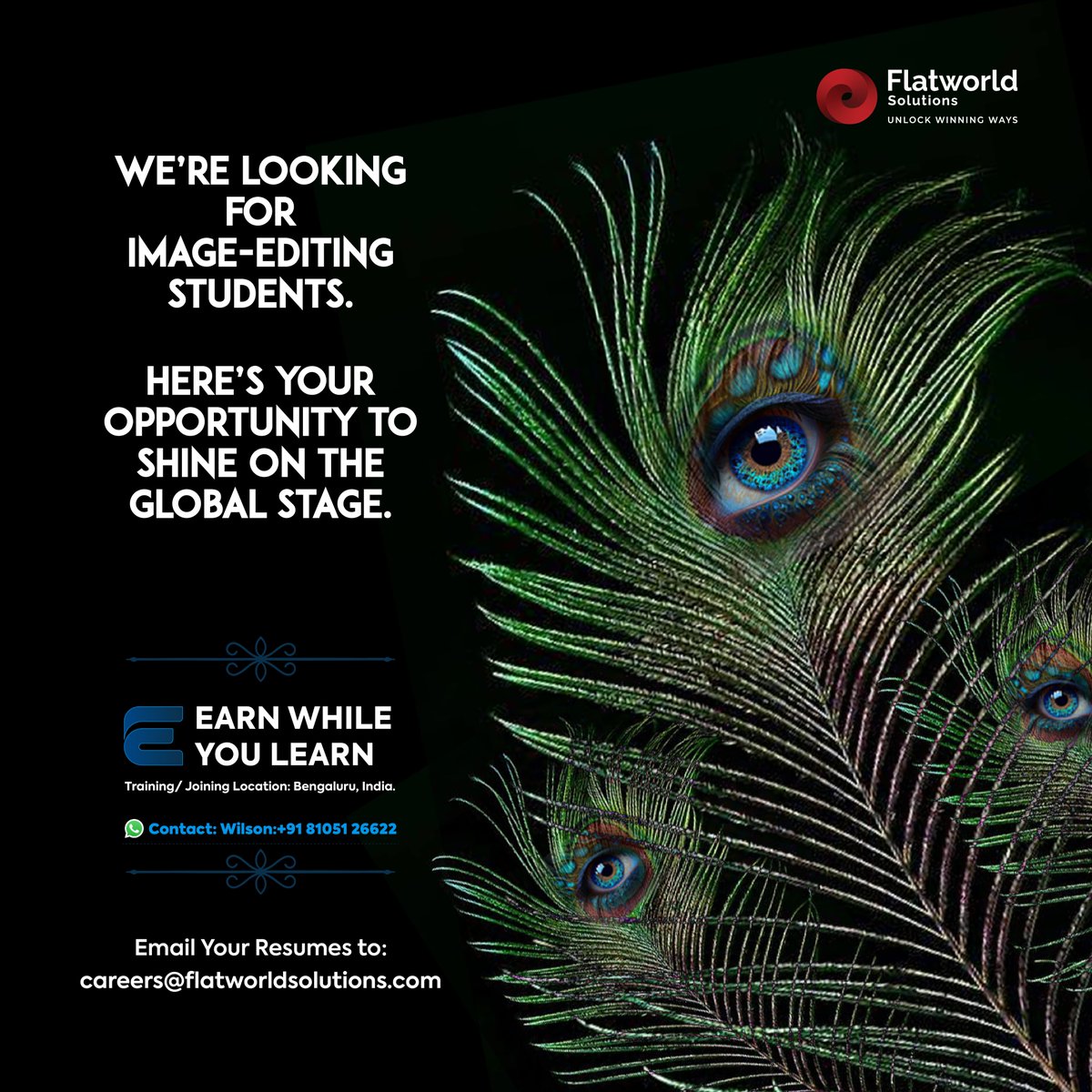 flatworldsols's tweet image. Kickstart Your Image Editing Career!

Flatworld Solutions offers a paid 15-day training leading to a full-time role editing real estate images for global brands.

📩 Apply now: careers@flatworldsolutions.com

#ImageEditing #PaidTraining #CareerLaunch
