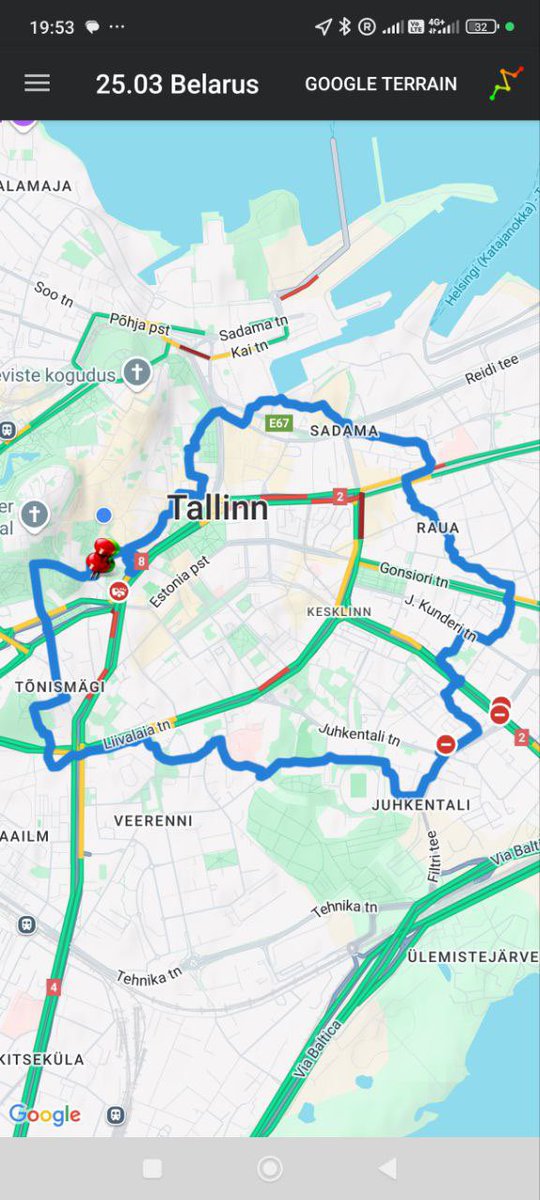 Belarusians in Estonia jog in the honer of Freedom Day!