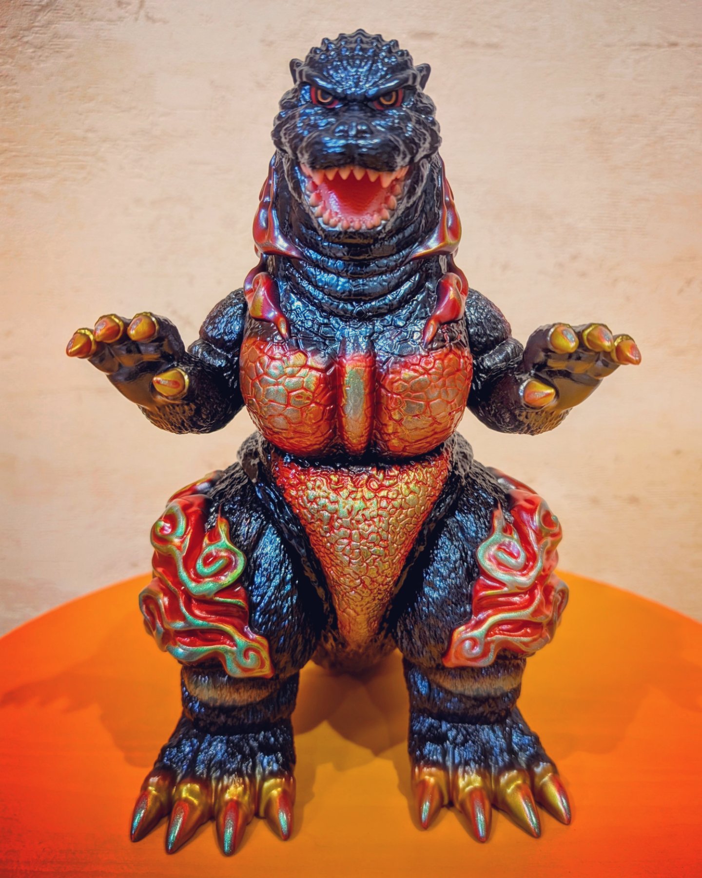 【新品未開封】Frog Tree バーニング ゴジラ 海ノ焔 1995 ソフビ 新品未開封】Frog Tree バーニング ゴジラ 海ノ焔 1995 ソフビ