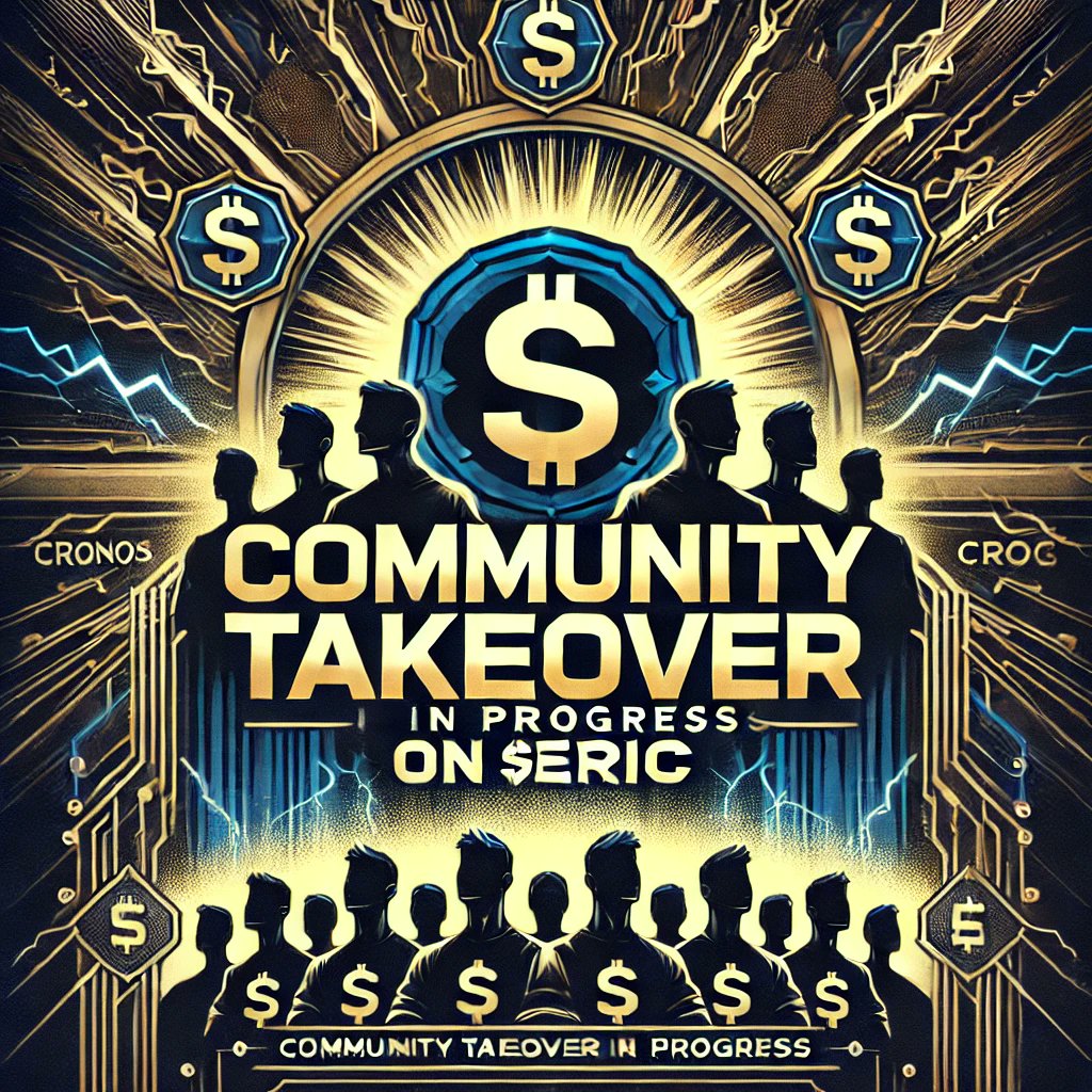 RealCro271's tweet photo. 🚀 New Official X for the Community Takeover on $ERIC! 🚀

#ERIC #CommunityTakeover #CTO #Cronos #CronosChain #CRO #CronosCommunity #DeFi #Blockchain #Web3 #CryptoCommunity #WolfSwap #ObsidianFinance #PuushFun #CryptoMovement #PowerToThePeople #crofam #FFTB https://t.co/eMRrPgWCJL