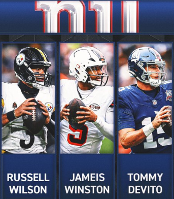 coachmundoreyes's tweet photo. NYG @Giants tienen tres QBs en su Depth Chart. Alguna duda de quien será el abridor? @EstadioAbc @BlitzNFLMty https://t.co/QTXf3woSPS
