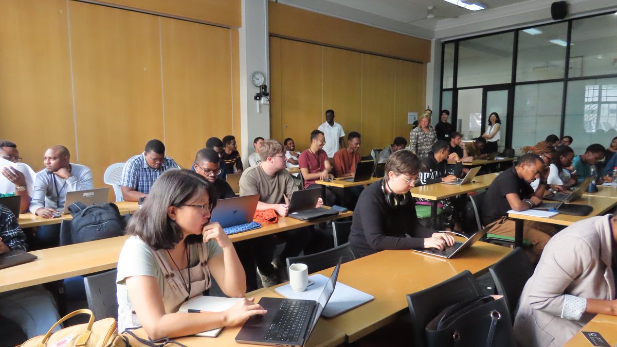 AIMSacza's tweet photo. Amazing start to the Modern Statistics and Machine Learning for Population Health in Africa workshop @AIMSacza! This week, weโre welcoming participants from across the continent. #Stan #BayesianStatistics
#PopulationHealth #MLGlobalHealthNetwork @imperialcollege https://t.co/wWAccDkIEO
