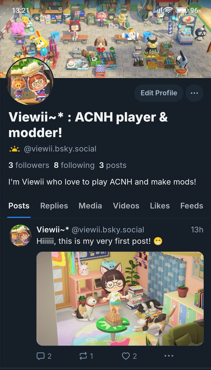 viewii's tweet image. Hi~~~~~ I just want to tell you guys that I have Bluesky account.
.
I don't know how to share my account because I just created yesterday Lol.
 😂
.
Please add me if you want! 😁