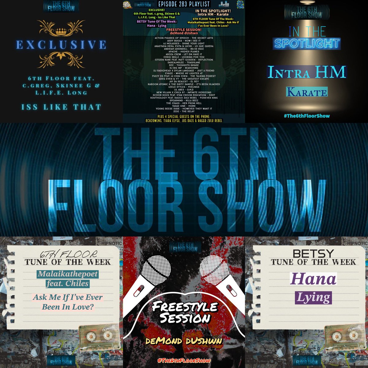 The6thFloorShow's tweet photo. ‼️#OutNow ‼️

Episode 283 of #The6thFloorShow is available now on #ApplePodcasts #AmazonMusic #Mediafire #Audiomack &amp; #Deezer 

https://t.co/0w6NXbkoQL

https://t.co/GSZZ9da8Gg

https://t.co/VyNphx3czP

https://t.co/NkyuTzp2qM

https://t.co/4RRGtNeeaj https://t.co/ZGckf8Y2a9
