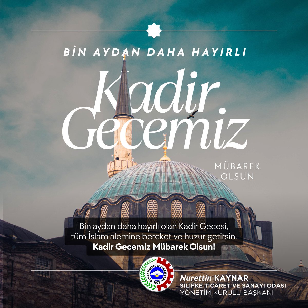 Silifke Ticaret ve Sanayi Odası (@silifkesitso) on Twitter photo #KadirGecesi'nin bütün İslam âlemi için hayırlara vesile olmasına, mübarek gecenin ülkemize, milletimize ve bütün insanlığa huzur getirmesini temenni ederim.
<a href="/nurettinkaynar/">nurettin kaynar</a> #KadirGecesi'nin bütün İslam âlemi için hayırlara vesile olmasına, mübarek gecenin ülkemize, milletimize ve bütün insanlığa huzur getirmesini temenni ederim.
<a href="/nurettinkaynar/">nurettin kaynar</a>