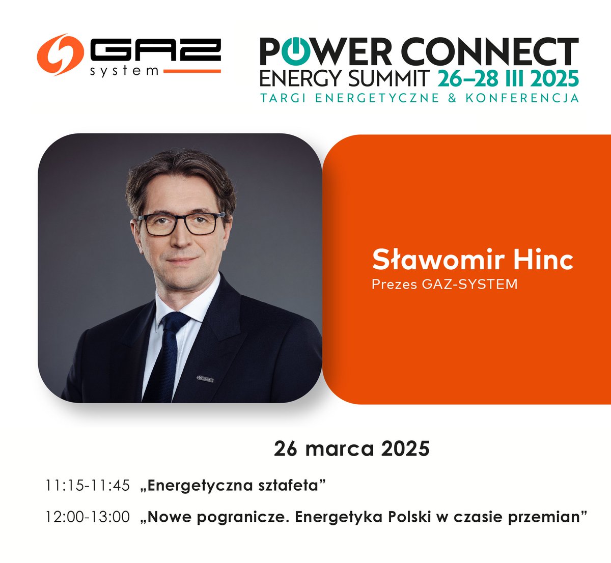 GAZ_SYSTEM's tweet photo. Dziś rozpoczyna się ważne wydarzenie branży energetycznej #PowerConnectEnergySummit. #GAZSYSTEM reprezentować będzie Prezes Sławomir #Hinc.⤵️
Zapraszamy również do odwiedzenia naszego stoiska w przestrzeni wystawienniczej. https://t.co/LqT37M418g
