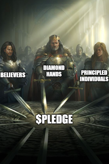 The $PLEDGE will stand the test of time. Join us if you are here for the long-term