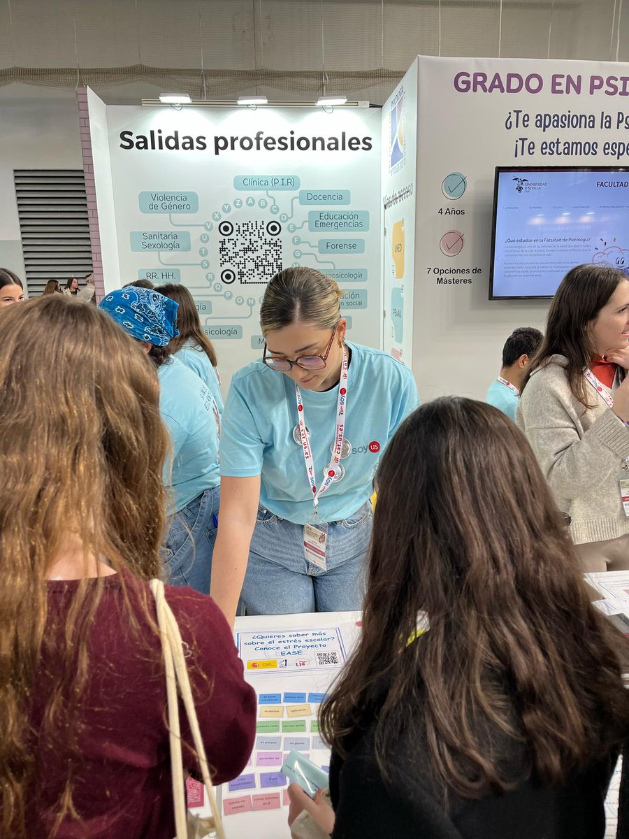 EASE (@proyectoease) on Twitter photo ¡Todo un éxito nuestra actividad para conocer más sobre el estrés escolar el XXIX Salón de Estudiantes y Ferisport 2025! El viernes volveremos a estar representando a <a href="/PsicologiaUS/">Psicología US</a> ¡No te la pierdas!
Construye tu futuro #ViveLaUS ¡Todo un éxito nuestra actividad para conocer más sobre el estrés escolar el XXIX Salón de Estudiantes y Ferisport 2025! El viernes volveremos a estar representando a <a href="/PsicologiaUS/">Psicología US</a> ¡No te la pierdas!
Construye tu futuro #ViveLaUS