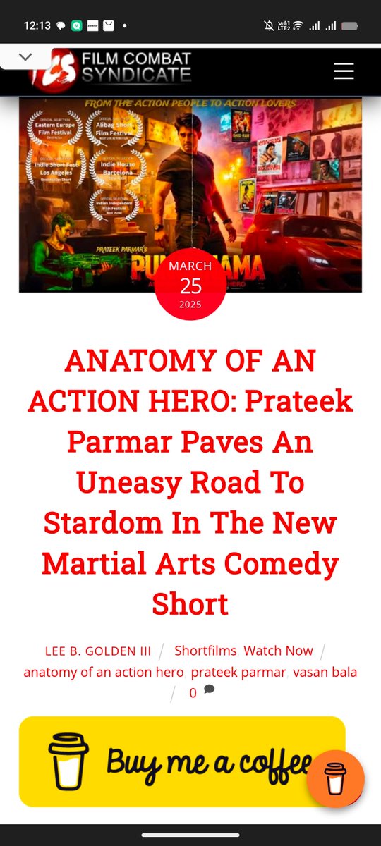 prateekparma's tweet photo. ANATOMY OF AN ACTION HERO: Prateek Parmar Paves An Uneasy Road To Stardom In The New Martial Arts Comedy Short https://t.co/7adeHTTO4E via @FCSyndicate https://t.co/YXi2Xe4KZx
