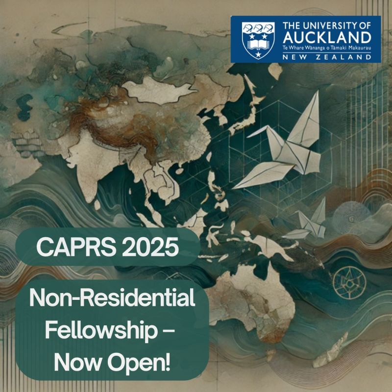 opportunitiesfy's tweet photo. 📢 Applications open: 2025 CAPRS Non-Residential Fellowship
Turn your MA/PhD research on forced displacement in the Asia-Pacific into real-world impact.
🗓️ Deadline: 18 April 2025
🔗 https://t.co/fAZaKRCb8h
#ForcedDisplacement #CAPRSFellowship #PostgradResearch #RefugeeStudies https://t.co/U2w1sXp3LT