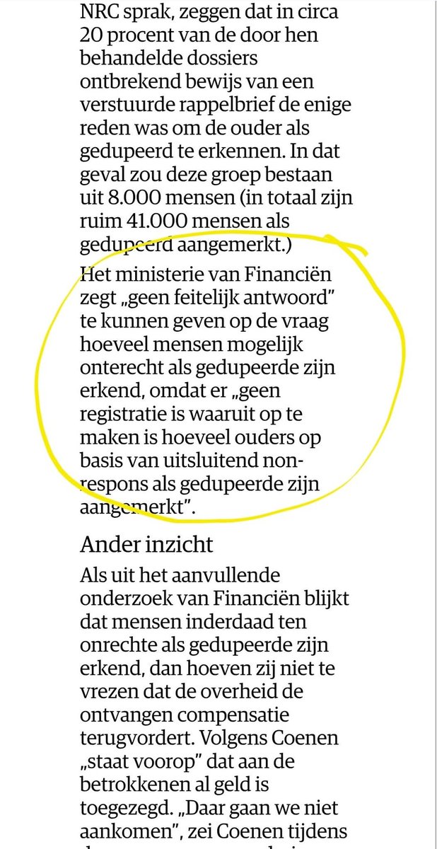 KristieRongen's tweet image. 8000 mensen die géén gedupeerden zijn vanwege non-respons?!
Hier wordt er vermeld dat het helemaal niet geregistreerd staat.
Is dit jullie waarheid?

Wat is hiervan de bedoeling @Financien, mensen wederom beschuldigen van fraude voor iets wat jullie zelf veroorzaken?