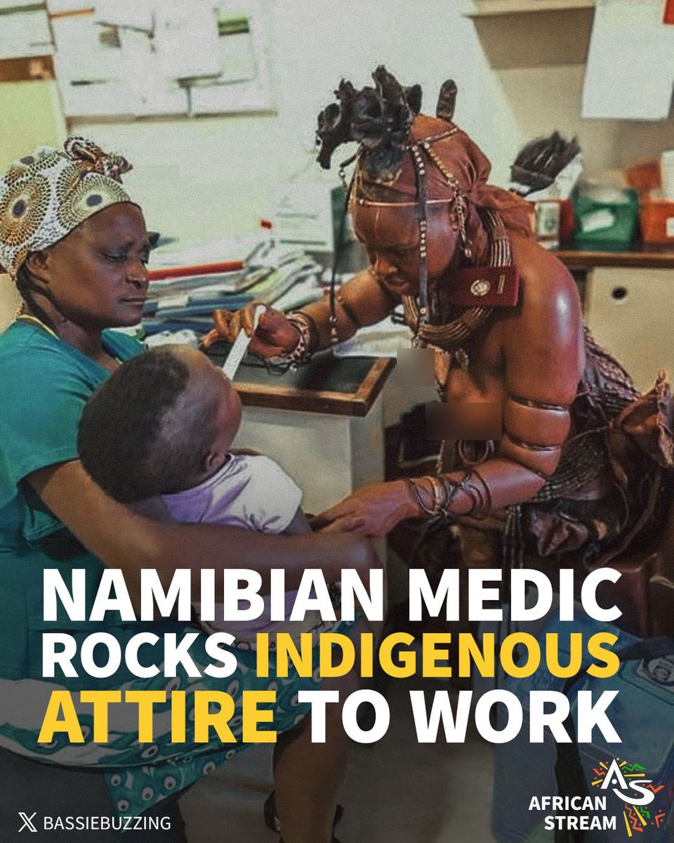 NAMIBIAN HEALTHCARE WORKER DONS INDIGENOUS ATTIRE

As part of Namibia’s 35th Independence Day celebrations on 21 March, workers were encouraged to wear traditional dress, such as this medic donning Himba attire while caring for a patient.

This proud display of culture is a form