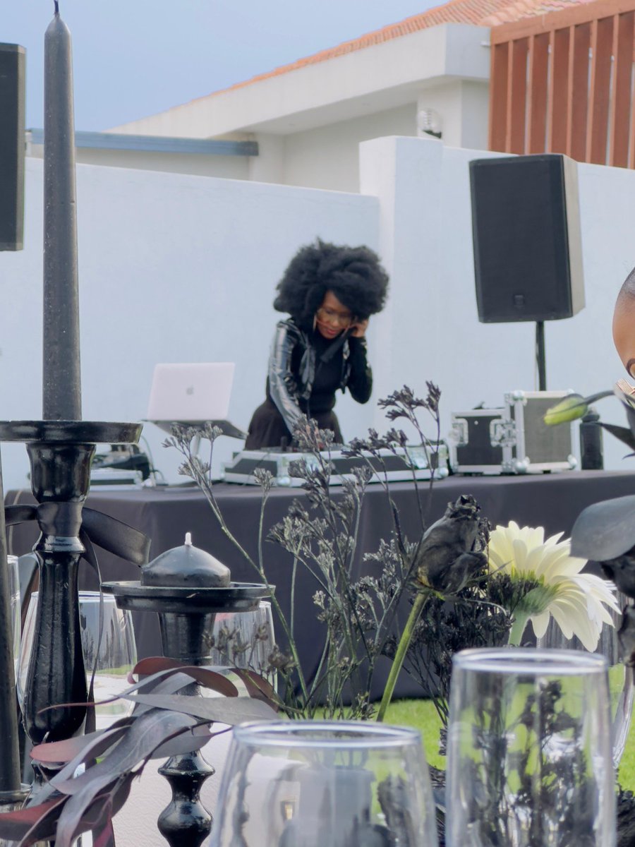 MissBhoza's tweet photo. It was an honor to be behind the decks for Lethabo Lejoy's birthday. Girl got herself an entire aesthetic clinic #Eliora  for her 40th birthday. Congratulations are in order, gal 🙌 
🎂  🍾 

#LeJoyBday
#RiseLimpopo
#Afrochic
#NiceEventsDj
#Bhoza https://t.co/kzcPC2lxgc