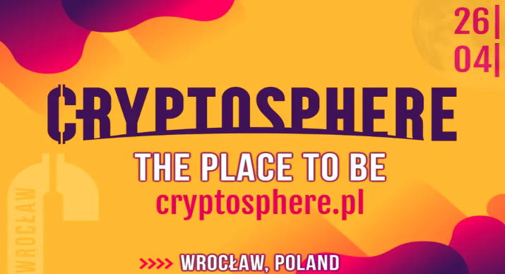 CryptoSphere 5.0 – Twoja brama do świata blockchain i kryptowalut

📍 Gdzie i kiedy?
📅 Data: 26 kwietnia 2025
📍 Miejsce: Terminal Event Center, Wrocław

🎫 General: 54 zł (cena regularna: 88 zł)
🎫 VIP: 900 zł

Więcej: cryptosphere.pl 🚀