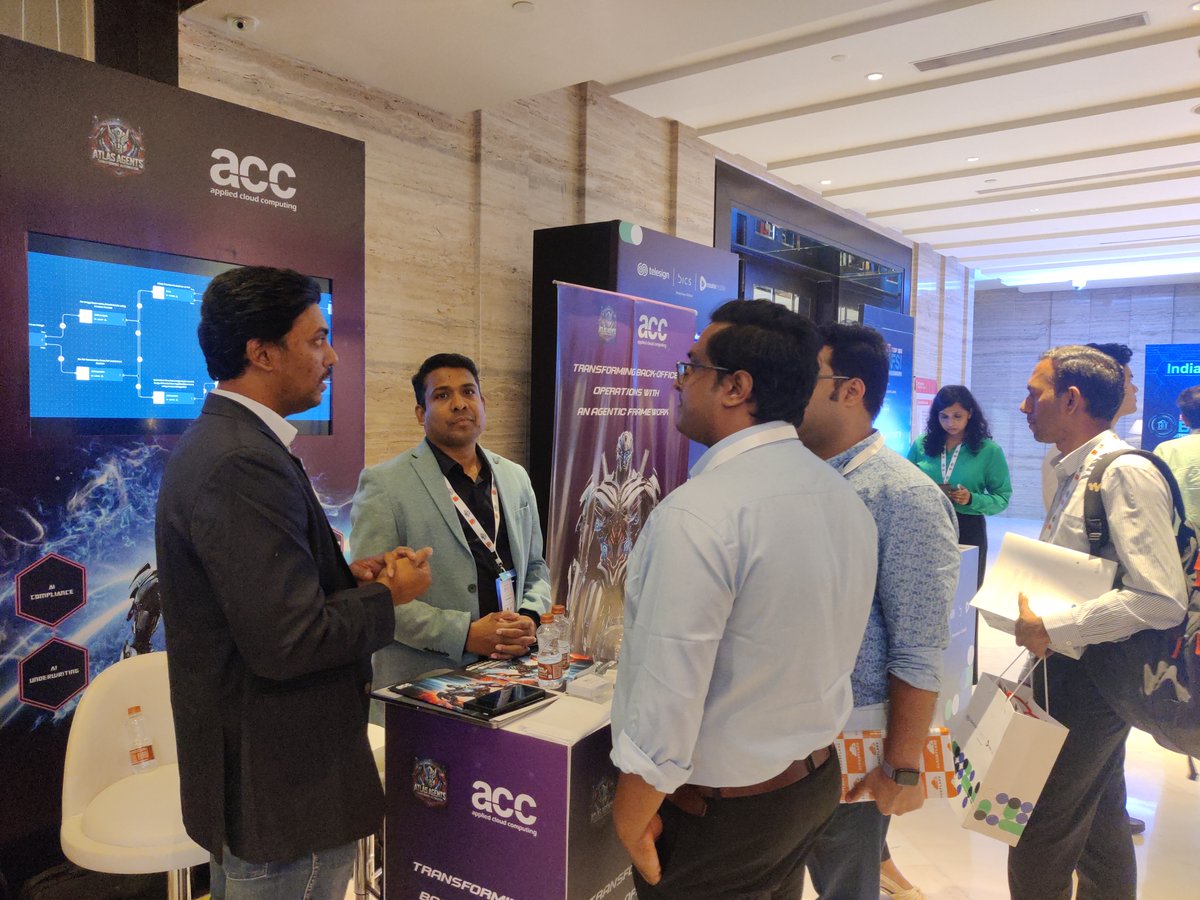 applied_cloud's tweet image. Throwback to an inspiring day at the ET NOW BFSI Top 100 Tech Leaders' Summit!
Discussed AI’s role in BFSI, engaged with experts, and showcased our vision for AI-powered growth. Excited to innovate and collaborate!
#BFSITech #ACC #ETNowBFSITechLeaders #AppliedCloudComputing