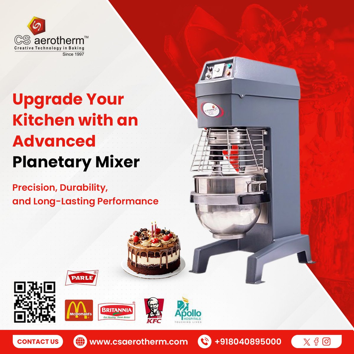 CSAPL1's tweet image. The Advanced Planetary Mixer offers precision, efficiency, and durability for all your mixing needs, ensuring top performance in any kitchen.

csaerotherm.com/page/planetary…

#csaerotherm #planetarymixer #mixingtechnology #bakingequipment #qualitybaking #bengaluru #karnataka #india
