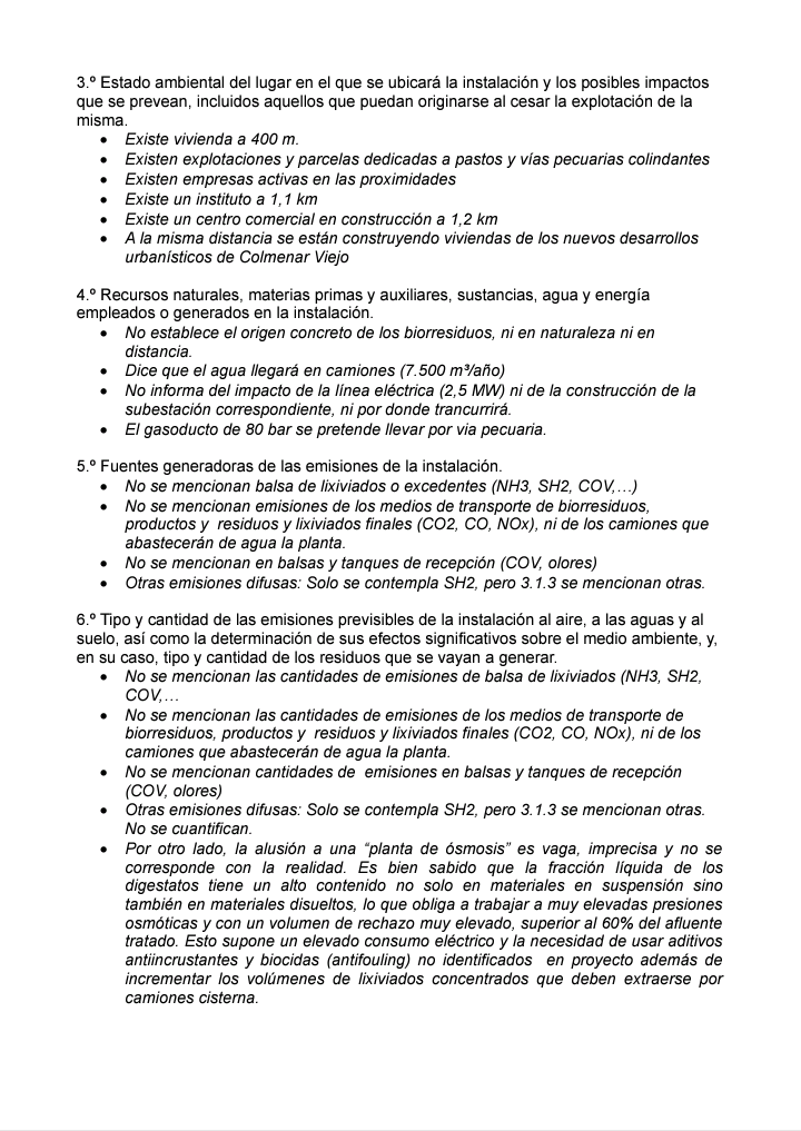 AVColmenarViejo's tweet photo. Ante las inexactitudes, incoherencias y ambigüedades que contiene la Autorización Ambiental Integrada del proyecto de Macroplanta de Biogas de #ColmenarViejo. Solicitamos su revisión. Es inaudito que la CM aprobará un documento que deja claro riesgos para el medio ambiente. 👇👇 https://t.co/wb6sXioPRa