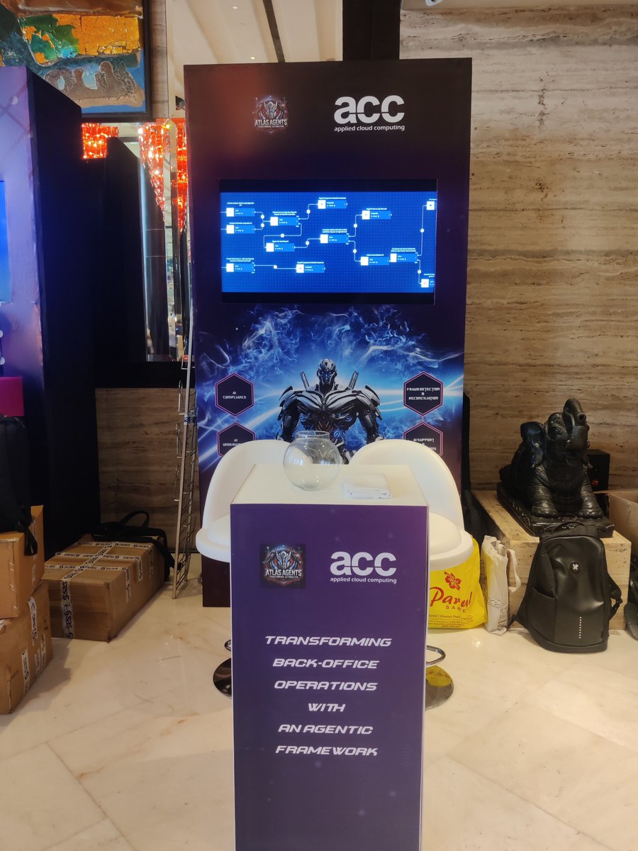 applied_cloud's tweet image. Throwback to an inspiring day at the ET NOW BFSI Top 100 Tech Leaders' Summit!
Discussed AI’s role in BFSI, engaged with experts, and showcased our vision for AI-powered growth. Excited to innovate and collaborate!
#BFSITech #ACC #ETNowBFSITechLeaders #AppliedCloudComputing